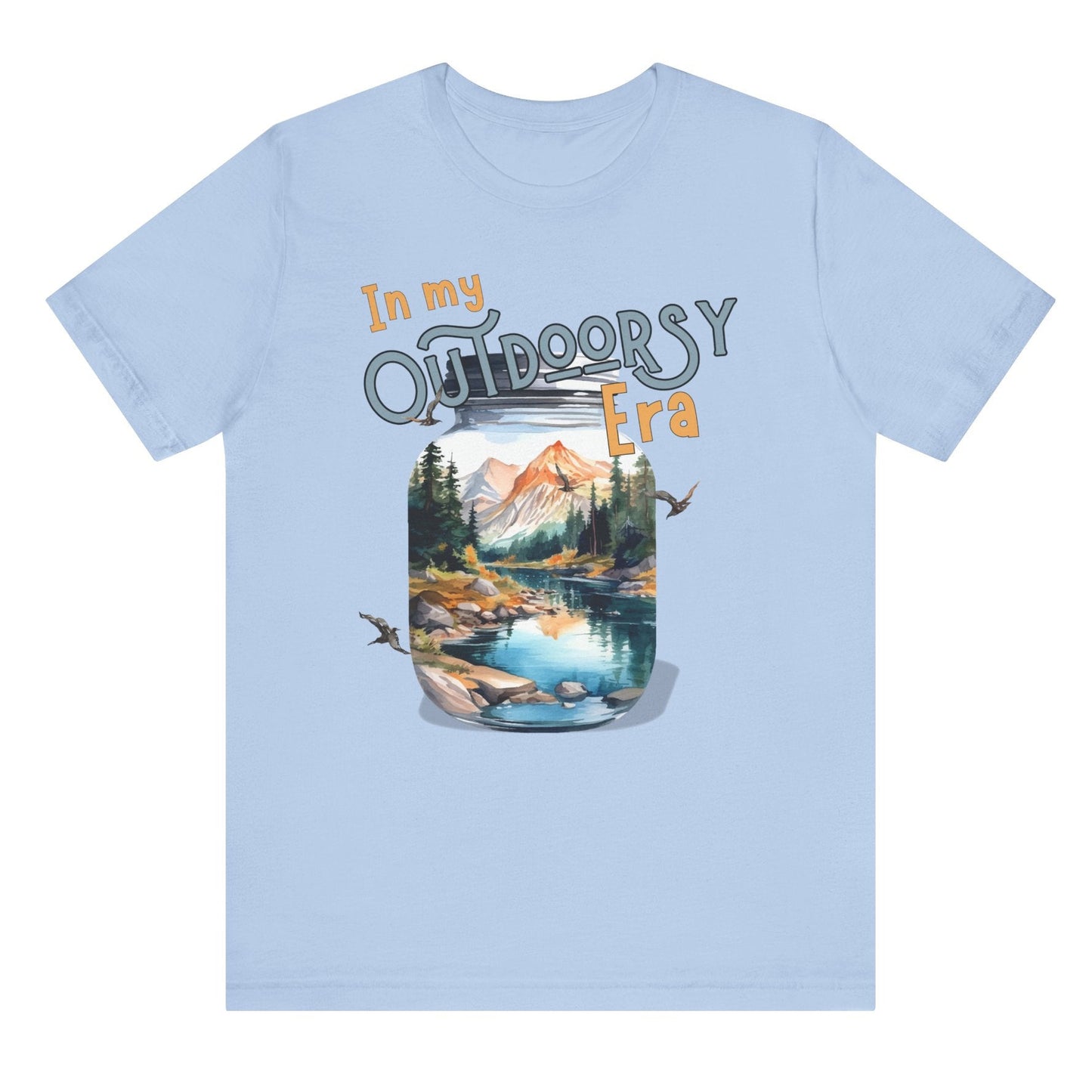In My Outdoorsy Era T shirt unisex hotsweettees Taylor swift eras in my era collection free shipping outdoor themed nature themed birthday gift for outdoor lover free shipping hiking themed mountains river nature walk camping Hot sweet tees