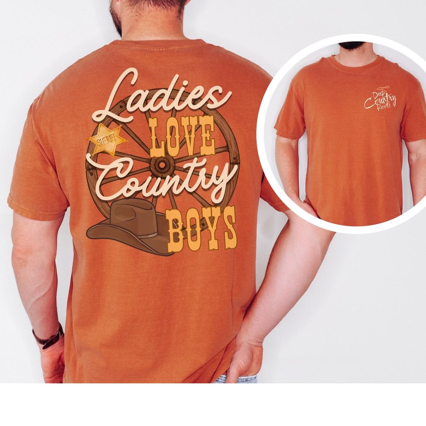 Ladies Love Country Boys Unisex T Shirt Cowboy Themed Southern Pride Country Music Themed Father Son Matching Shirts Gift