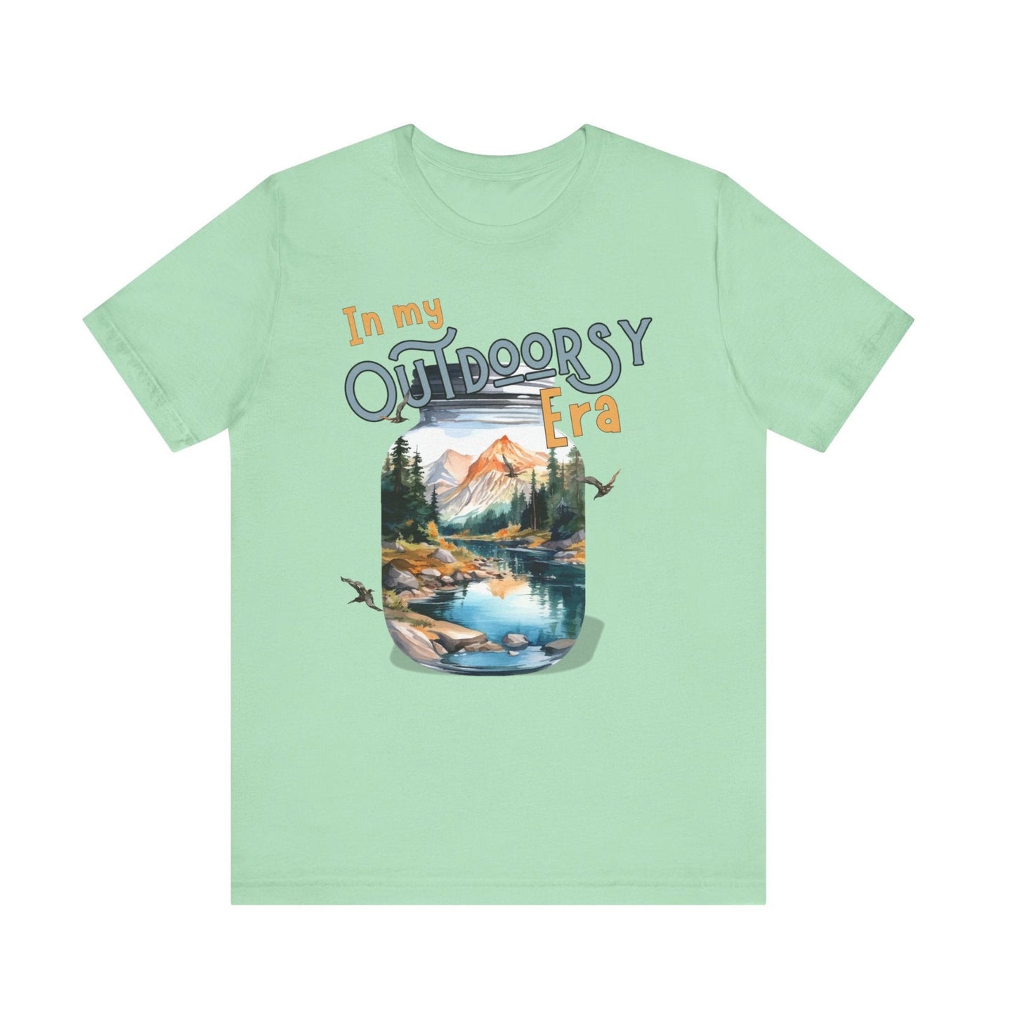 In My Outdoorsy Era T shirt unisex hotsweettees Taylor swift eras in my era collection free shipping outdoor themed nature themed birthday gift for outdoor lover free shipping hiking themed mountains river nature walk camping Mint