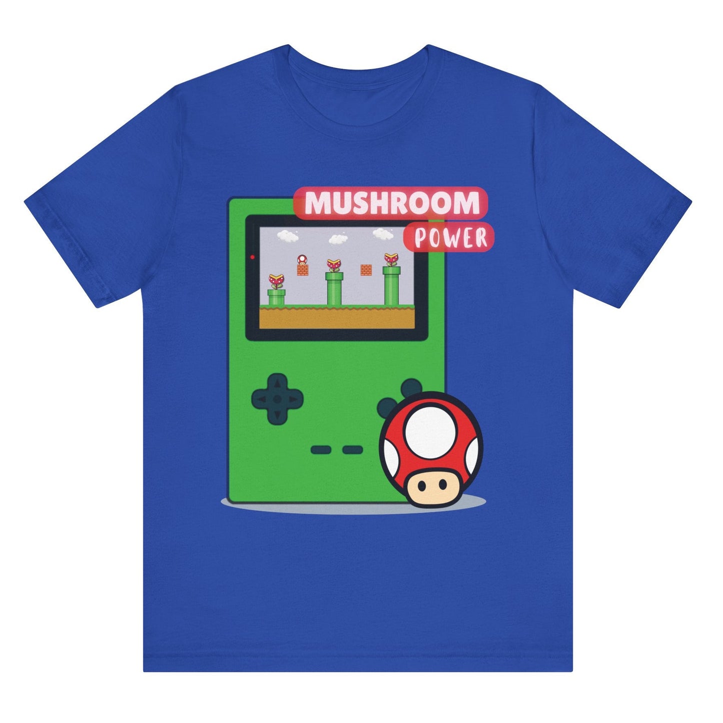 Mushroom power video game t shirt hotsweettees Nintendo lovers gift birthday gamer t shirt free shipping nostalgia nostalgic t shirt royal blue t shirt 90s kid gift Mario and Luigi Super Mario Brothers t shirt Super Nintendo 90s mushroom t shirt Nintendo mushroom mom gift dad gift 40 year old gifts Mother’s Day fathers day beach day gamer gift unisex t shirt Royal