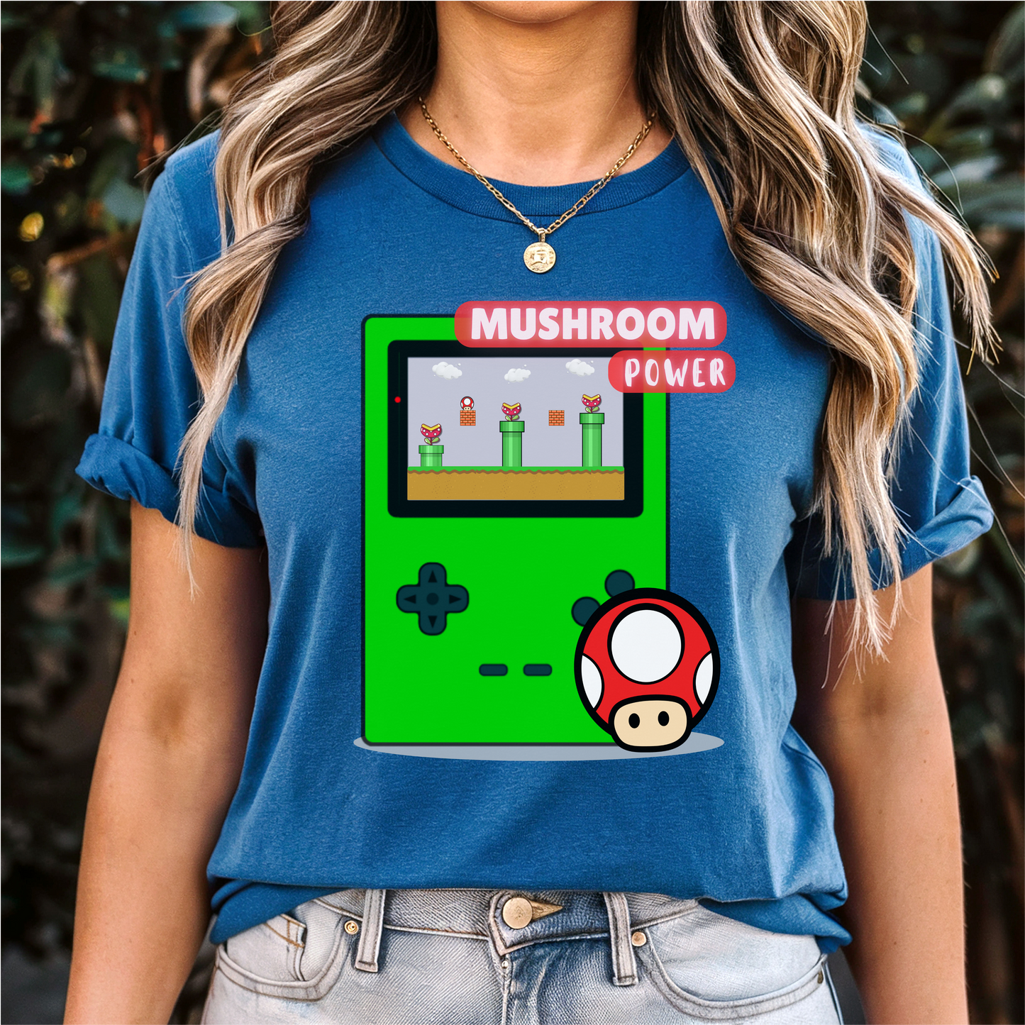 Mushroom power video game t shirt hotsweettees Nintendo lovers gift birthday gamer t shirt free shipping nostalgia t shirt 90s kid gift Mario and Luigi Super Mario Brothers t shirt Super Nintendo 90s mushroom t shirt Nintendo mushroom royal