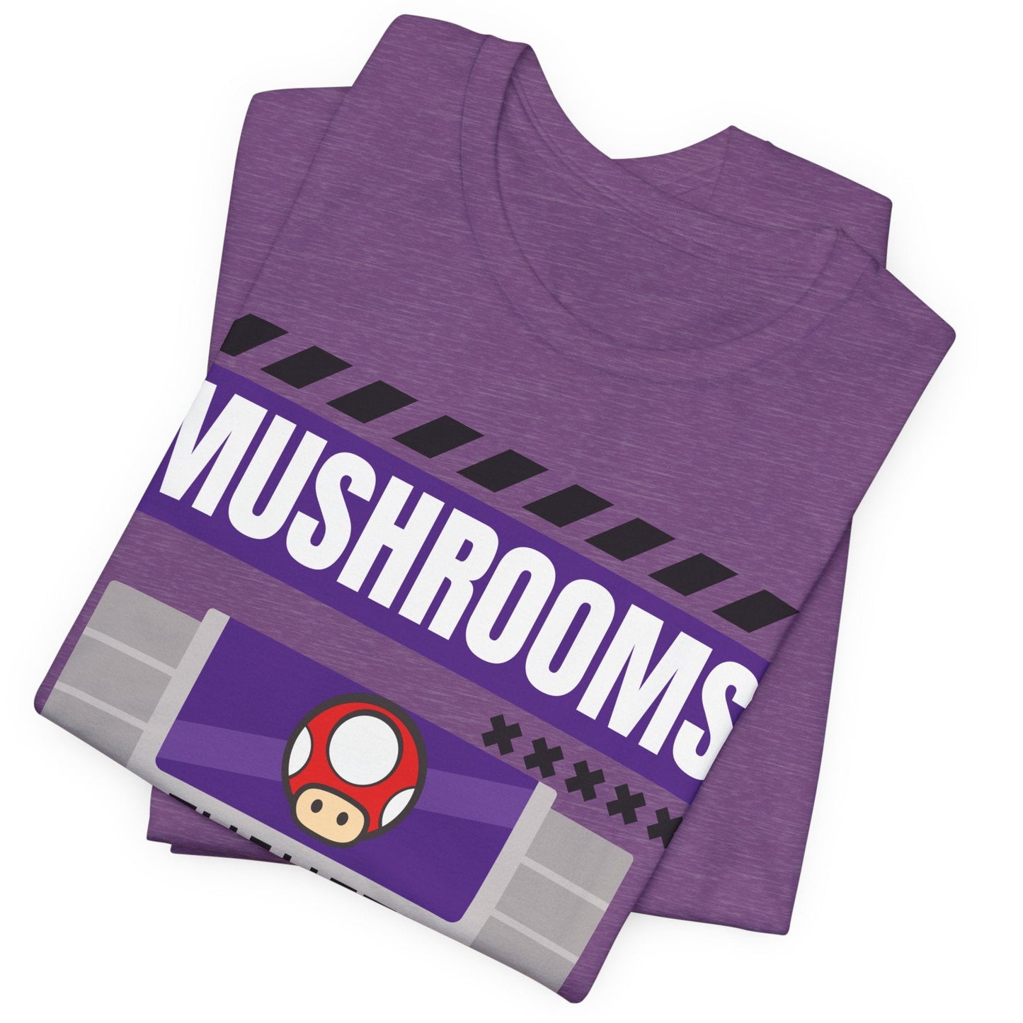 Mushrooms changed the game vintage video games psychedelics Mario Nintendo gamer shirt nostalgic gamer gift hot sweet tees free shipping 90s game lover gift 90s nostalgia gamer heather team purple