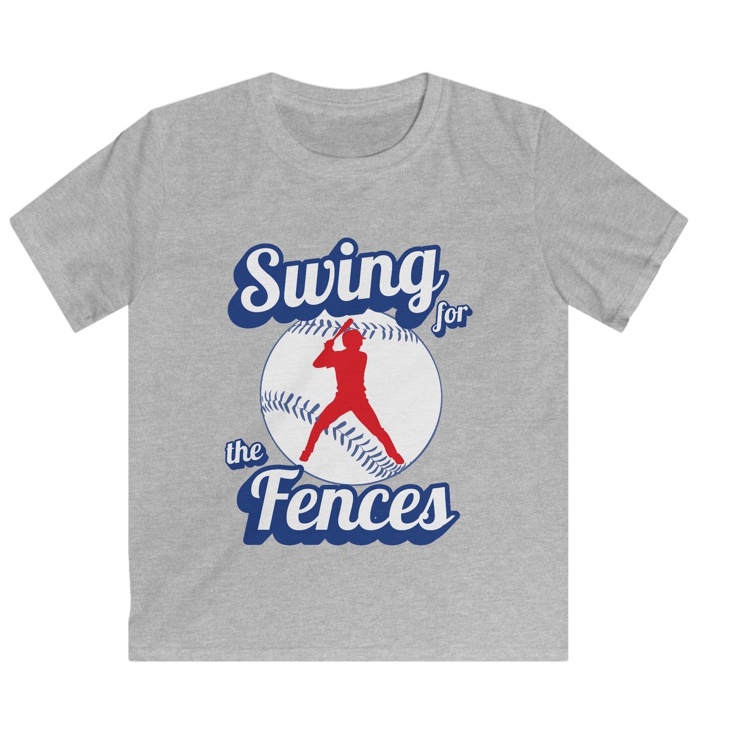 Swing for the fences unisex kids t shirt hot sweet tees baseball theme baseball player little league free shipping birthday gift kids gray t shirt tee