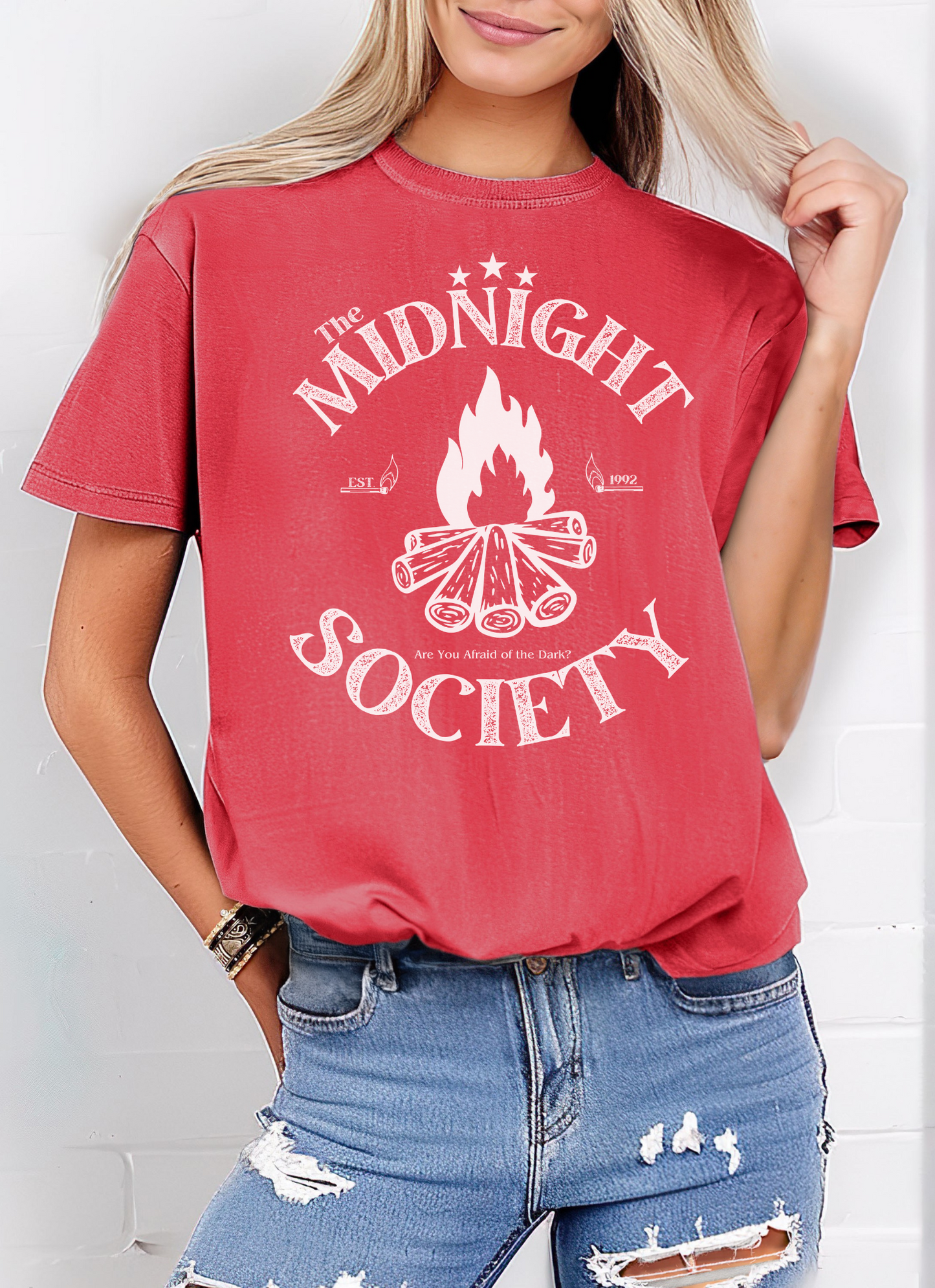 Watermelon comfort colors midnight society 90s kid nostalgia hot sweet tees free shipping us company bonfire camping Nickelodeon Saturday night kids born in the 80s born in the 90s birthday gift
