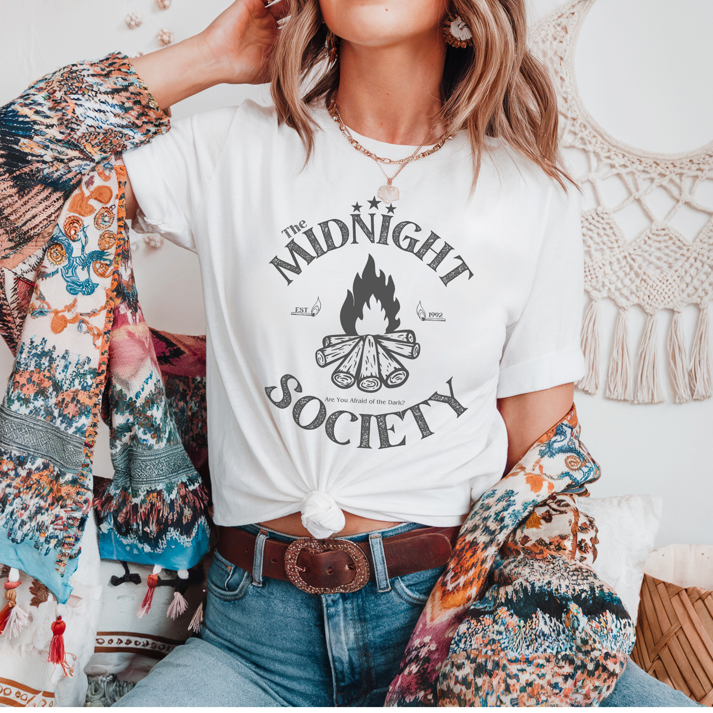 white comfort colors midnight society 90s kid nostalgia hot sweet tees free shipping us company bonfire camping Nickelodeon Saturday night kids born in the 80s born in the 90s birthday gift
