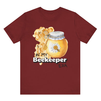 In my beekeeper era unisex t shirt hot sweet tees free shipping Taylor swift eras tour swifties birthday gift bee lovers honey bees spring time gifts summer in my era collection birthday gift girlie shirt spring themed birthday gift bee lovers gift women’s bee keeper shirt unisex bee t shirt hot sweet tees unique t shirt spring time themed t shirt honey bee honey Cardinal