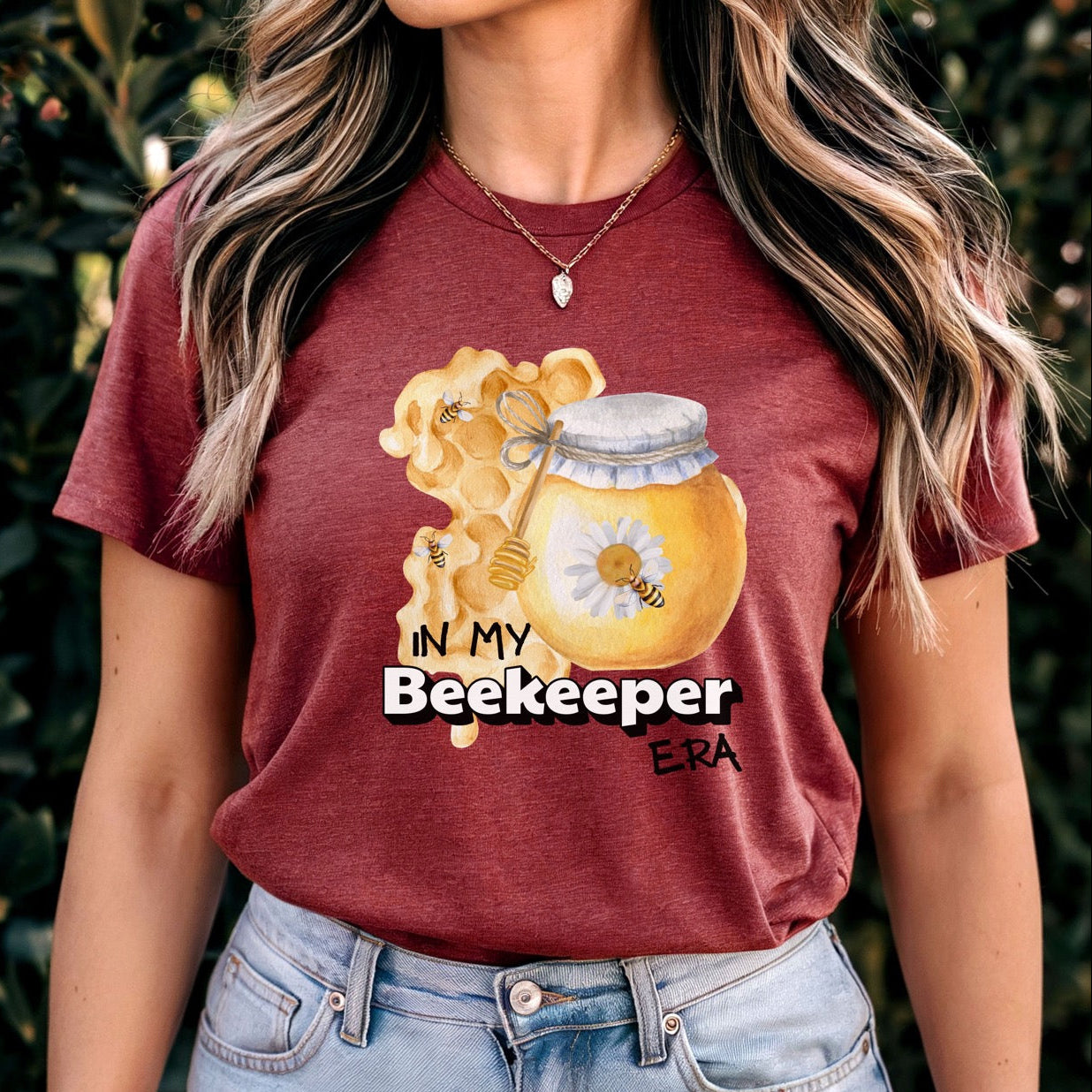 In my beekeeper era unisex t shirt hot sweet tees free shipping Taylor swift eras tour swifties birthday gift bee lovers honey bees spring time gifts summer in my era collection birthday gift girlie shirt spring themed birthday gift bee lovers gift women’s bee keeper shirt unisex bee t shirt hot sweet tees unique t shirt spring time themed t shirt honey bee honey Cardinal 