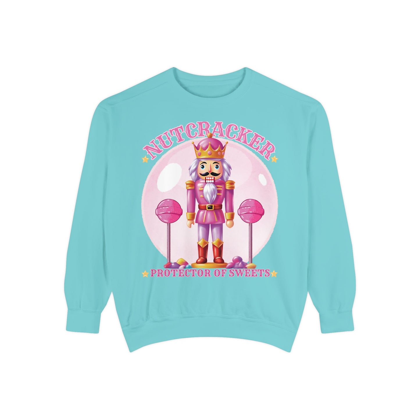 Christmas Nutcracker Sweater Protector of Sweets Pullover  
Holiday Nutcracker Design  
Cute Candy Themed Sweatshirt
Pink Nutcracker Cotton Sweater  
Festive Holiday Pullover  
Nutcracker Ballet Inspired Apparel  
Whimsical Christmas Sweatshirt  
USA Made Holiday Sweater  
Cozy Cotton Christmas Pullover  
Sweets Guardian Nutcracker Shirt  
Modern Nutcracker Graphic Tee  
Candy Land Holiday Wear  
Regal Nutcracker King Sweater  
Enchanted sweet candy Sweater hotsweettees free shipping
