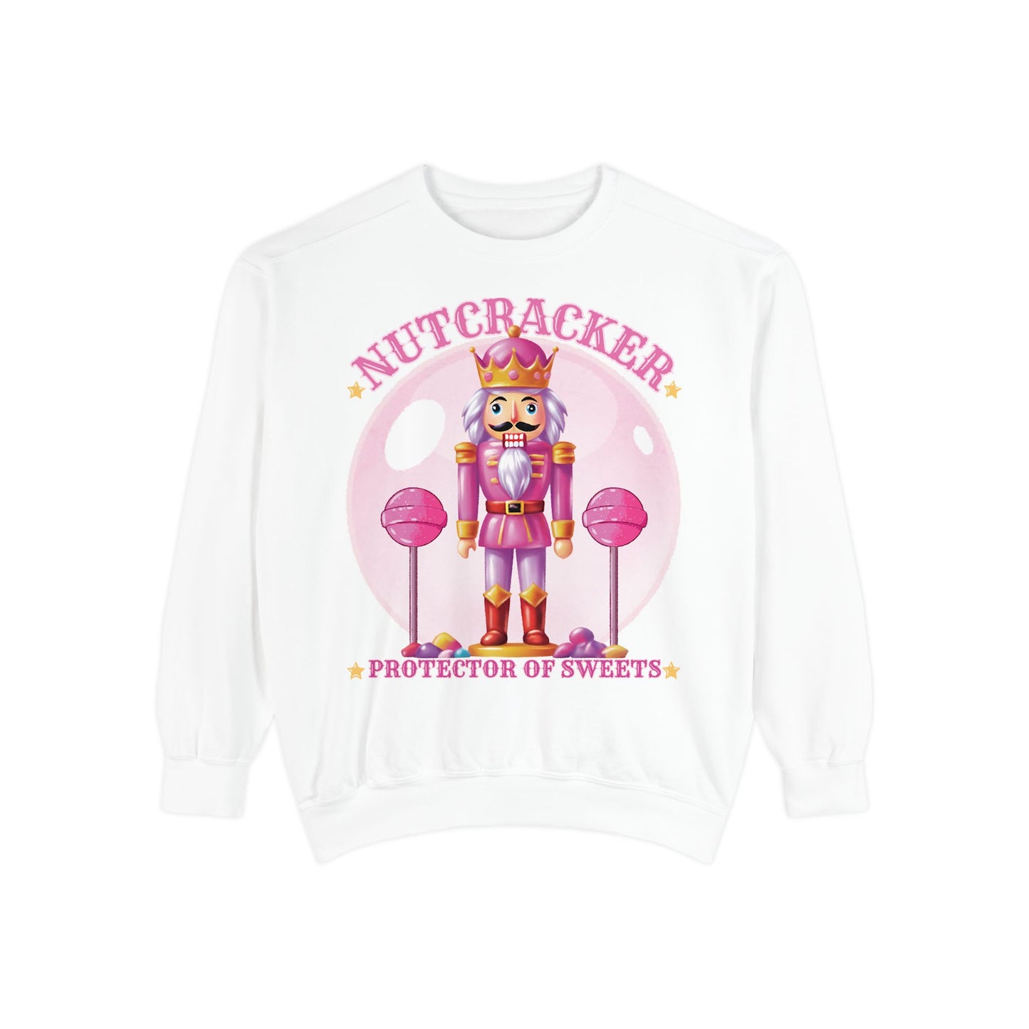 Christmas Nutcracker Sweater Protector of Sweets Pullover  
Holiday Nutcracker Design  
Cute Candy Themed Sweatshirt
Pink Nutcracker Cotton Sweater  
Festive Holiday Pullover  
Nutcracker Ballet Inspired Apparel  
Whimsical Christmas Sweatshirt  
USA Made Holiday Sweater  
Cozy Cotton Christmas Pullover  
Sweets Guardian Nutcracker Shirt  
Modern Nutcracker Graphic Tee  
Candy Land Holiday Wear  
Regal Nutcracker King Sweater  
Enchanted sweet candy Sweater hotsweettees free shipping