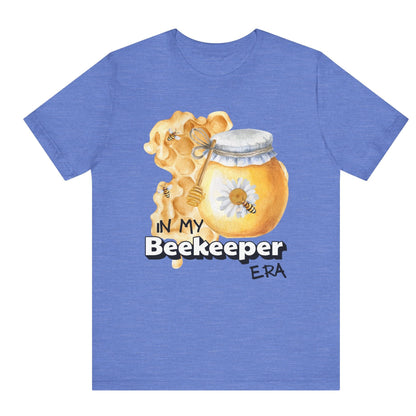 In my beekeeper era unisex t shirt hot sweet tees free shipping Taylor swift eras tour swifties birthday gift bee lovers honey bees spring time gifts summer in my era collection birthday gift girlie shirt spring themed birthday gift bee lovers gift women’s bee keeper shirt unisex bee t shirt hot sweet tees unique t shirt spring time themed t shirt honey bee honey