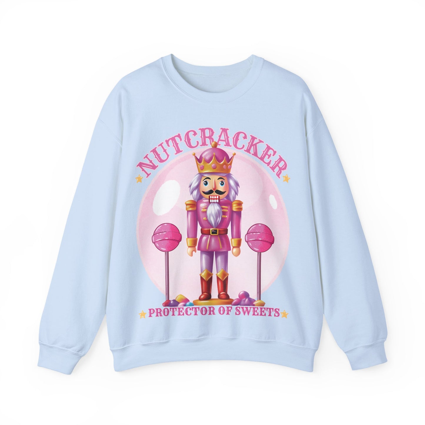 Magical Nutcracker: Protector of Sweets Christmas Cotton Pullover Sweater