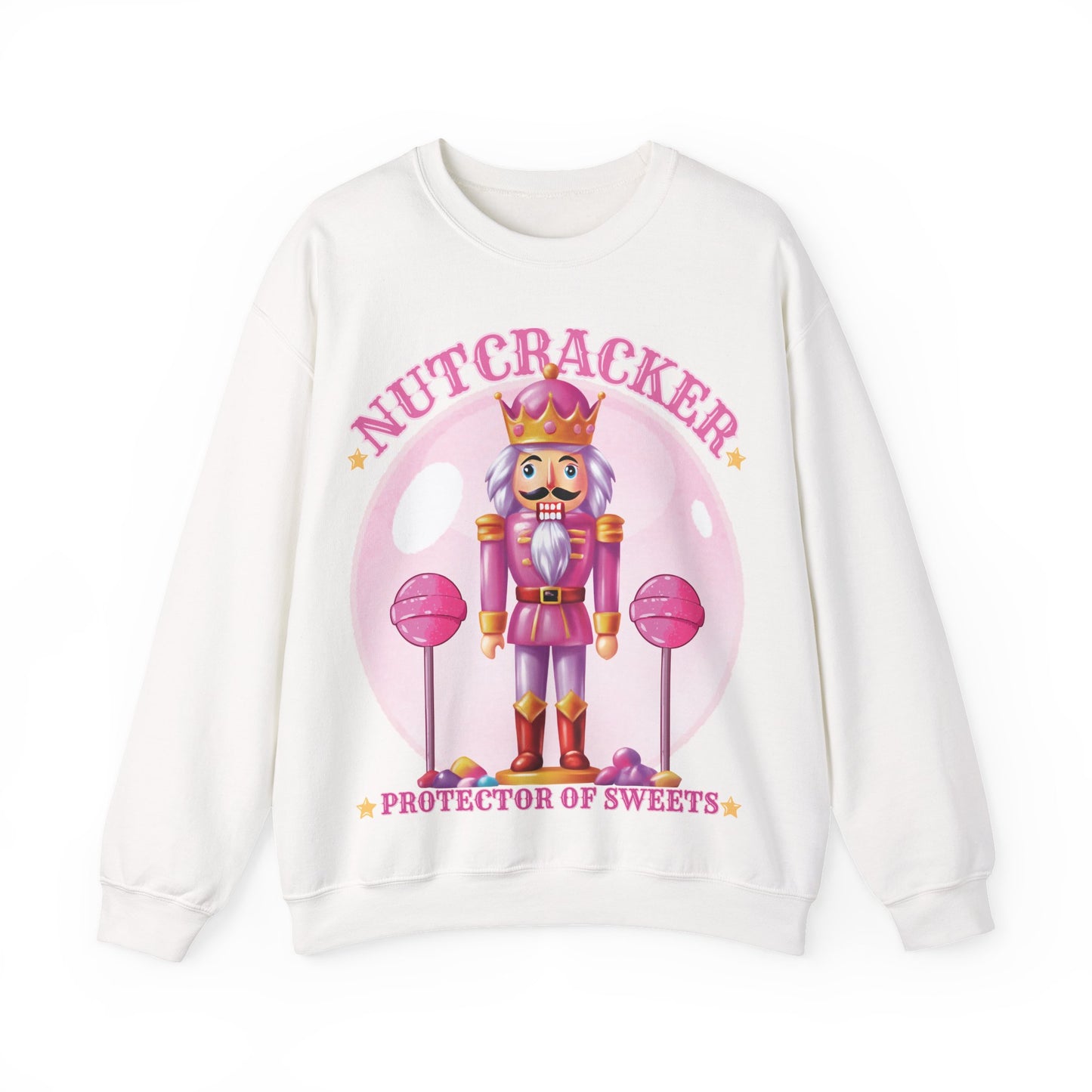 Magical Nutcracker: Protector of Sweets Christmas Cotton Pullover Sweater