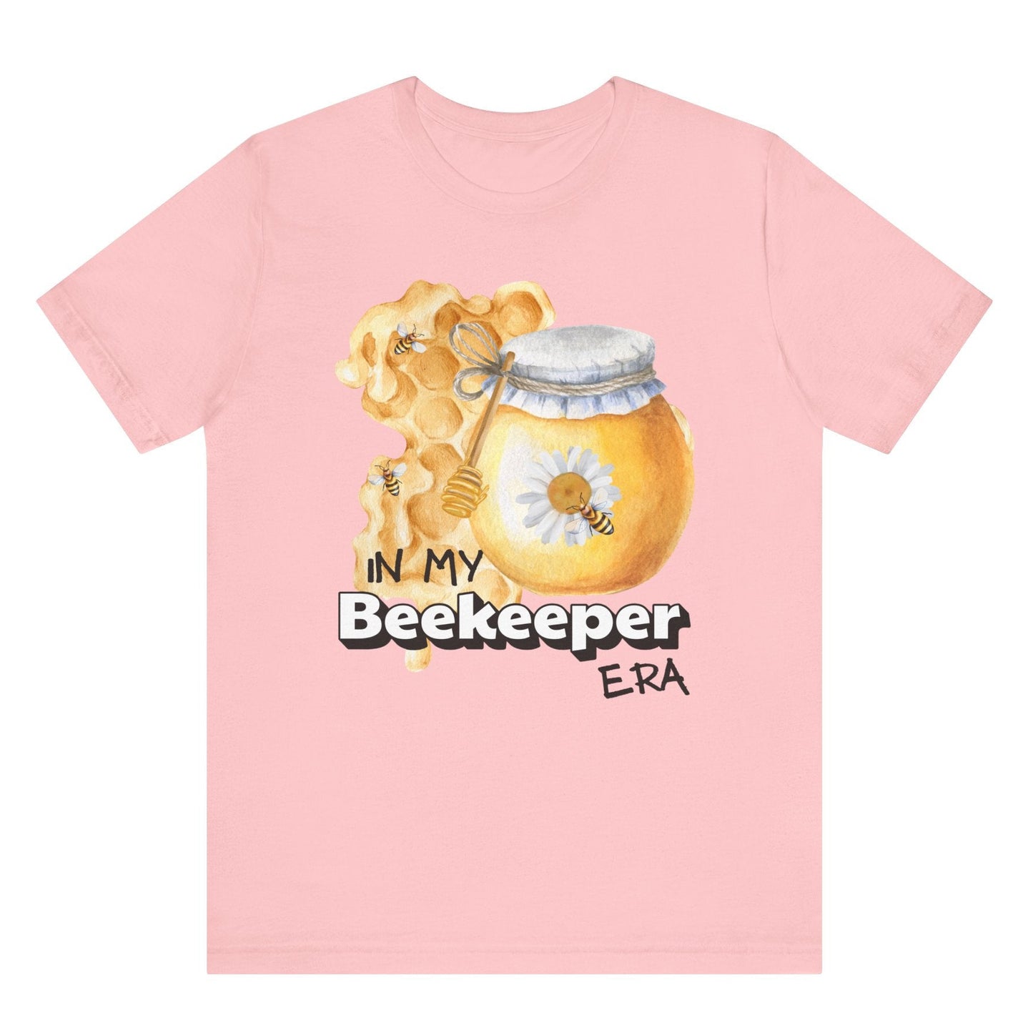 In my beekeeper era unisex t shirt hot sweet tees free shipping Taylor swift eras tour swifties birthday gift bee lovers honey bees spring time gifts summer in my era collection birthday gift girlie shirt spring themed birthday gift bee lovers gift women’s bee keeper shirt unisex bee t shirt hot sweet tees unique t shirt spring time themed t shirt honey bee honey