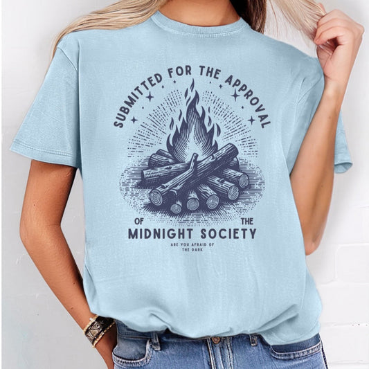 Submitted for the approval of the midnight society unisex t shirt hot sweet tees comfort colors 90s kid nostalgia free shipping gift birthday nostalgic theme Nickelodeon 90s snick chambray tee