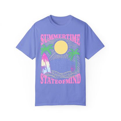 Summer time state of mind pink summer surf tee hot sweet tees gift vacation beach time surfer surf summer palm trees Florida June birthday free shipping blue waves pink skull comfort colors Free shipping Sun sunny days
Summertime State of mind summer beach surfer palm tree hot sweet tees comfort colors